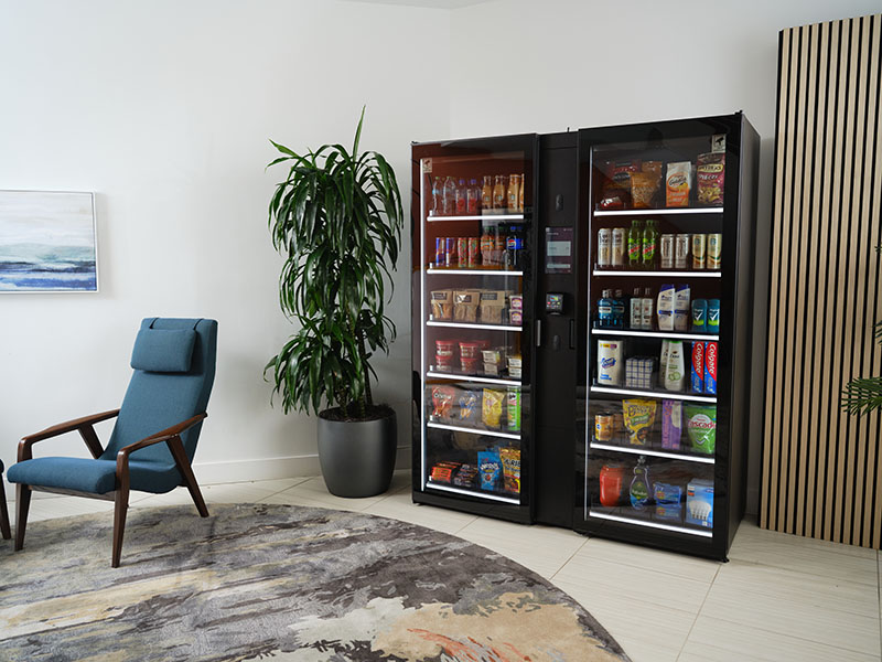 high-tech vending machines